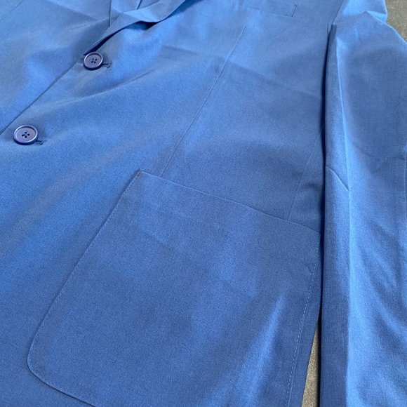 Isaac Mizrahi 44R(XL) Royal Blue Suit Blazer - Picture 2 of 7